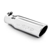 MBRP - MBRP Exhaust pT5113 MBRP Universal Tip 3in O.D. Angled Rolled End 2 inlet 10 length - Image 4