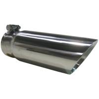 MBRP Exhaust pT5114 MBRP Universal Tip 3in O.D. Dual Wall Angled End 3 inlet 12 length