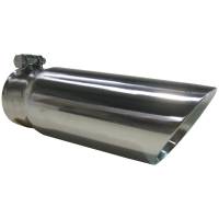MBRP - MBRP Exhaust pT5114 MBRP Universal Tip 3in O.D. Dual Wall Angled End 3 inlet 12 length - Image 2