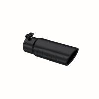 MBRP Exhaust pT5115BLK MBRP Universal Tip 3-1/2in O.D. Angled Rolled End - 3in ID Inlet 10in Length - Black