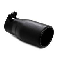MBRP - MBRP Exhaust pT5124BLK MBRP Universal 5in OD Angled Rolled End 4in Inlet 18in Length Black Finish Exhaust Tip - Image 2