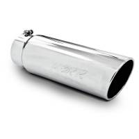 MBRP - MBRP Exhaust pT5125 MBRP Universal Tip 6in OD Angled Rolled End 5in Inlet 18in Length T304 Exhaust - Image 2