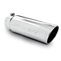 MBRP - MBRP Exhaust pT5125 MBRP Universal Tip 6in OD Angled Rolled End 5in Inlet 18in Length T304 Exhaust - Image 3