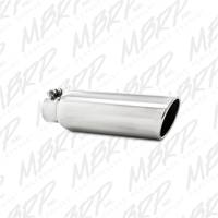 MBRP - MBRP Exhaust pT5147 MBRP Universal Tip 3.5in OD 2.25in Inlet 12in L Angled Cut Rolled End Clampless No-Weld T304 - Image 3