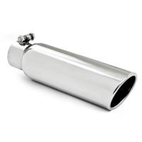 MBRP - MBRP Exhaust pT5148 MBRP Universal Tip 3.5in OD 2.5in Inlet 12in L Angled Cut Rolled End Clampless No-Weld T304 - Image 2