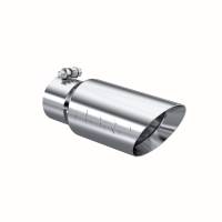 MBRP Exhaust pT5156 MBRP Universal Tip 4in OD 3in Inlet 10in Length Dual Wall Angled End T304