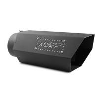 MBRP Exhaust pT5166BLK MBRP Universal Hex Tip 5in Inlet 16in Length w/ Logo - Black Coated