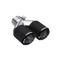 MBRP Exhaust pT5171CF MBRP Universal Carbon Fiber Dual Tip 3.5in OD/2.5in Inlet