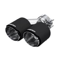 MBRP Exhaust pT5177CF MBRP Universal Carbon Fiber Dual Tip 4in OD/2.5in Inlet