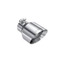 MBRP Exhaust pT5187 MBRP Universal T304 Stainless Steel Tip 3on ID / 5in OD Out / 8in Length Angle Cut Dual Wall
