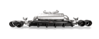 Akrapovic DI-BM/CA/5/G/RS Akrapovic 18+ BMW M5 (F90) Rear Carbon Fiber Diffuser - High Gloss w/ Red/White Akrapovic Logo - Fits 2018-2020 BMW M5