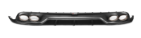 Akrapovic DI-PO/CA/4/M Akrapovic 16-17 Porsche 911 Turbo/Turbo S (991.2) Rear Carbon Fiber Diffuser - Matte - Fits 2016-2019 Porsche 911