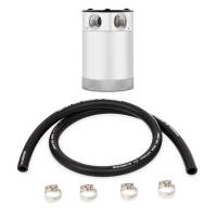 Mishimoto MMBCC-CBTWO-P Mishimoto Compact Baffled Oil Catch Can - 2-Port - Polished