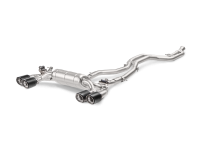 Akrapovic ME-BM/T/8H Akrapovic 16-17 BMW M2 F87 (Excl M2 Competition) Evolution Line Cat Back (Titanium) w/Carbon Tips - Fits 2016-2017 BMW M2
