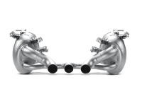 Akrapovic MTP-FE458H Akrapovic 10-15 Ferrari 458 Italia/458 Spyder Slip-On Line (Titanium) w/ Carbon Tips - Fits 2010-2015 Ferrari 458 Spider, 458 Italia