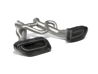Akrapovic S-MC/TI/2 Akrapovic 14-17 McLaren 650S/650S Spyder Slip-On Line (Titanium) w/ Carbon Tips - Fits 2015-2017 McLaren 650S