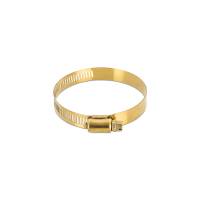 Mishimoto MMCLAMP-WG-95HTGD Mishimoto High-Torque Worm Gear Clamp 2.83in.-3.74in. (72mm-95mm) - Pack of 2 - Gold