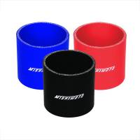 Mishimoto MMCP-25SBK Mishimoto 2.5 Inch Black Straight Coupler