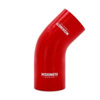 Mishimoto MMCP-R45-25275RD Mishimoto Silicone Reducer Coupler 45 Degree 2.5in to 2.75in - Red
