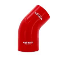 Mishimoto MMCP-R45-3540RD Mishimoto Silicone Reducer Coupler 45 Degree 3.5in to 4in - Red