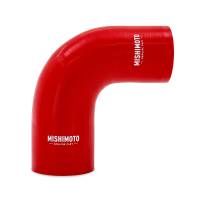 Mishimoto MMCP-R90-20225RD Mishimoto Silicone Reducer Coupler 90 Degree 2in to 2.25in - Red