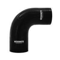 Mishimoto MMCP-R90-22525BK Mishimoto Silicone Reducer Coupler 90 Degree 2.25in to 2.5in - Black