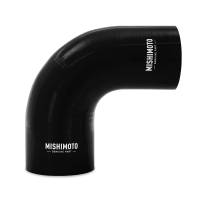 Mishimoto MMCP-R90-30375BK Mishimoto Silicone Reducer Coupler 90 Degree 3in to 3.75in - Black