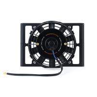 Mishimoto MMFS-HDOC-10 Mishimoto Universal 10in. Heavy-Duty Oil Cooler Fan Shroud - Micro Wrinkle Black