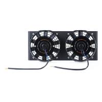 Mishimoto MMFS-HDOC-17 Mishimoto Universal 17in. Heavy-Duty Oil Cooler Fan Shroud - Micro Wrinkle Black