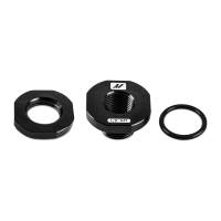 Mishimoto MMFT-NZL-18BK Mishimoto 1/8in NPT CNC-Machined Nozzle Mount Adapter - Black