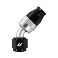 Mishimoto MMFT-SW-08P-45 Mishimoto Aluminum PTFE -8AN 45 Degree Fitting Black