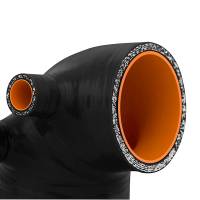 Mishimoto - Mishimoto MMHOSE-E36-92IB35BK Mishimoto 92-99 BMW E36 (325/328/M3) w/ 3.5in HFM Black Silicone Intake Boot - Fits select 1992-2002 BMW models - Image 5