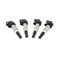 Mishimoto MMIG-BMW-0204 Mishimoto 2002+ BMW M54/N20/N52/N54/N55/N62/S54/S62 Four Cylinder Ignition Coil Set of 4 - Fits select 2002-2019 BMW models