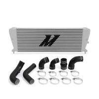 Mishimoto MMINT-RGR-11KSLBK Mishimoto Ford Ranger 3.2L Diesel Intercooler Kit 2011+ Silver w/ Wrinkle Black Pipes