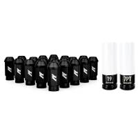 Mishimoto MMLG-1220-23LBK Mishimoto Aluminum Locking Lug Nuts 1/2 X 20 23pc Set Black