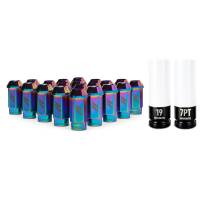 Mishimoto MMLG-125-20LNC Mishimoto Aluminum Locking Lug Nuts M12x1.25 20pc Set Neo Chrome