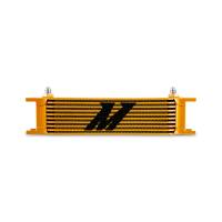Mishimoto MMOC-10-6GD Mishimoto Universal -6AN 10 Row Oil Cooler - Gold