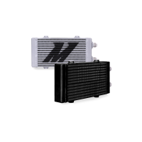 Mishimoto MMOC-DP-SSL Mishimoto Universal Small Bar and Plate Dual Pass Silver Oil Cooler