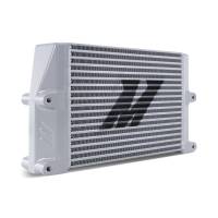 Mishimoto MMOC-SSO-10SL Mishimoto Heavy-Duty Oil Cooler - 10in. Same-Side Outlets - Silver