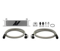 Mishimoto - Mishimoto MMOC-U Mishimoto Universal 10 Row Oil Cooler Kit (Metal Braided Lines) - Image 2