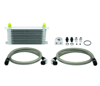 Mishimoto - Mishimoto MMOC-U Mishimoto Universal 10 Row Oil Cooler Kit (Metal Braided Lines) - Image 3