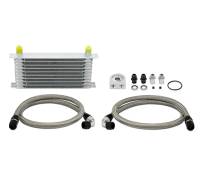 Mishimoto - Mishimoto MMOC-U Mishimoto Universal 10 Row Oil Cooler Kit (Metal Braided Lines) - Image 5