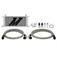 Mishimoto MMOC-U16SL Mishimoto Universal Oil Cooler Kit 16-Row Silver