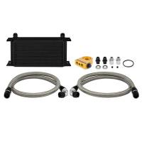 Mishimoto MMOC-ULTBK Mishimoto Universal 19 Row Thermostatic Oil Cooler Kit - Black