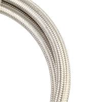 Mishimoto MMSBH-0636-PS Mishimoto PTFE Braided -6AN 3ft Hose Stainless