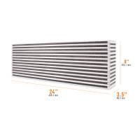 Mishimoto MMUIC-05 Mishimoto Universal Air-to-Air Intercooler Core - 24in / 8in / 3.5in