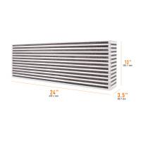 Mishimoto MMUIC-08 Mishimoto Universal Air-to-Air Intercooler Core - 24in / 13in / 3.5in