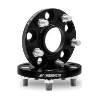 Mishimoto MMWS-006-150BK Mishimoto Wheel Spacers - 5x108 - 63.3 - 15 - M12 - Black - Fits select 2000-2022 Jaguar models