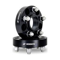 Mishimoto MMWS-012-250BK Mishimoto Mishimoto Wheel Spacers 5x114.3 64.1 CB M14x1.5 25mm BK - Fits 2017-2023 Tesla 3, Y