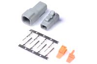 Haltech HT-031014 Haltech Matching Set of Deutsch DTM-4 Connectors 7.5 Amp Plug & Pins